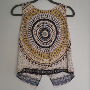 Patterned Tank Top